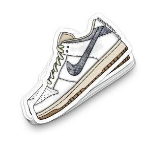 Dunk Low "Washed Denim" Sneaker Sticker