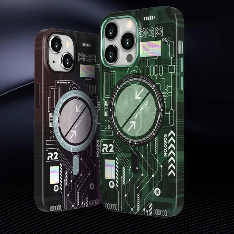 Electric Circuit Board Case - iPhone