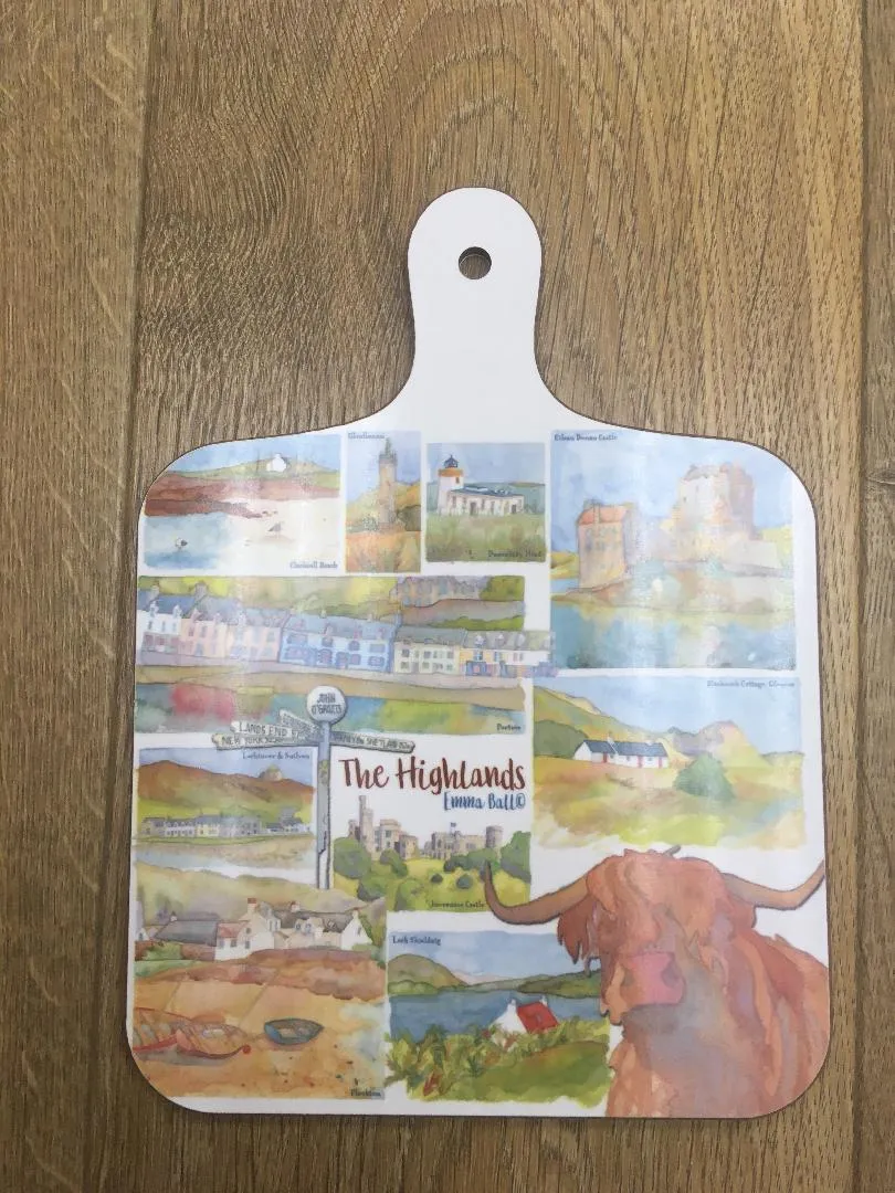 Emma Ball 'Highlands' Mini Chopping Board