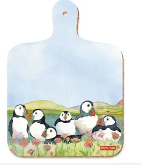 Emma Ball Sea Thrift Puffin's Mini Chopping Board