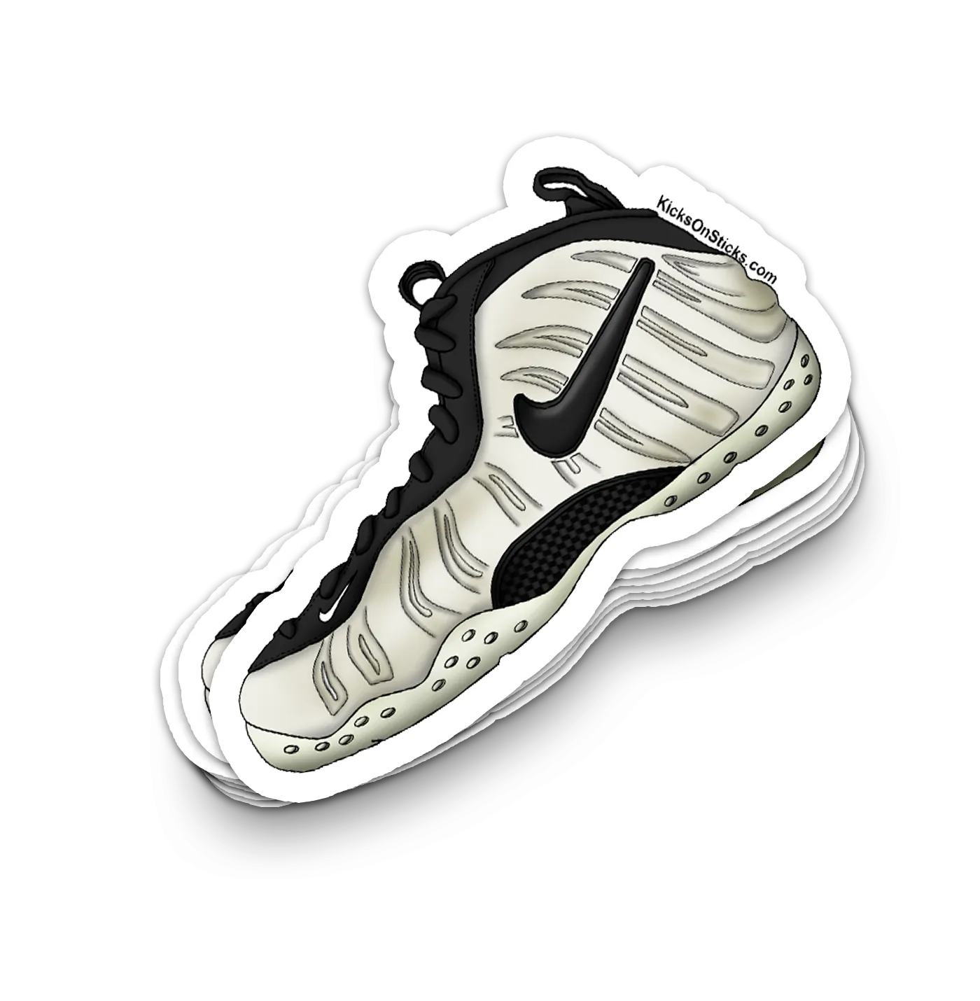 Foamposite Pro "Pearl" Sneaker Sticker