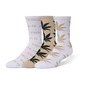 Fuck It Plantlife 3-Pack Sock