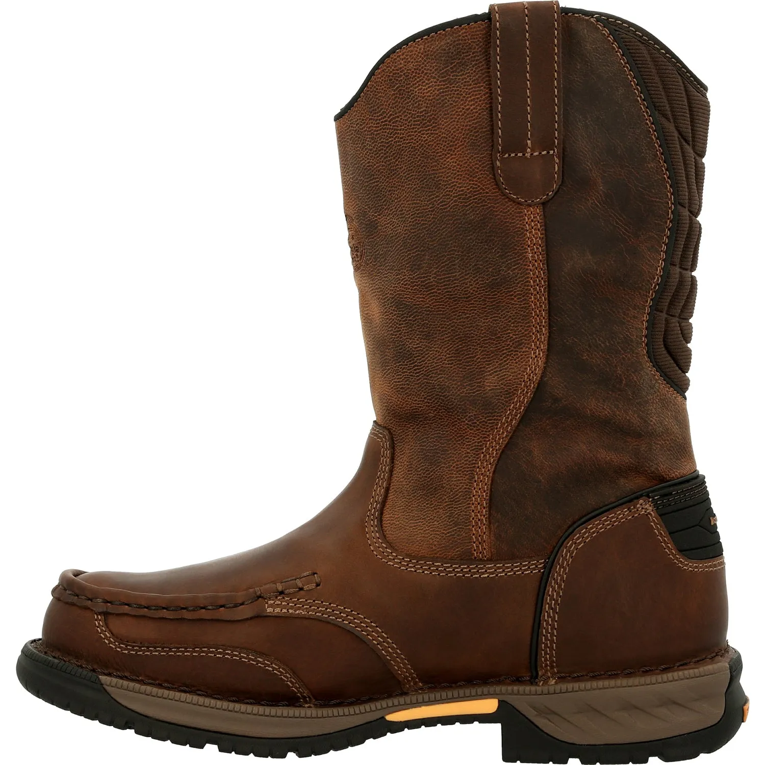 Georgia Mens Athens 360 Waterproof Brown Leather 11in Work Boots