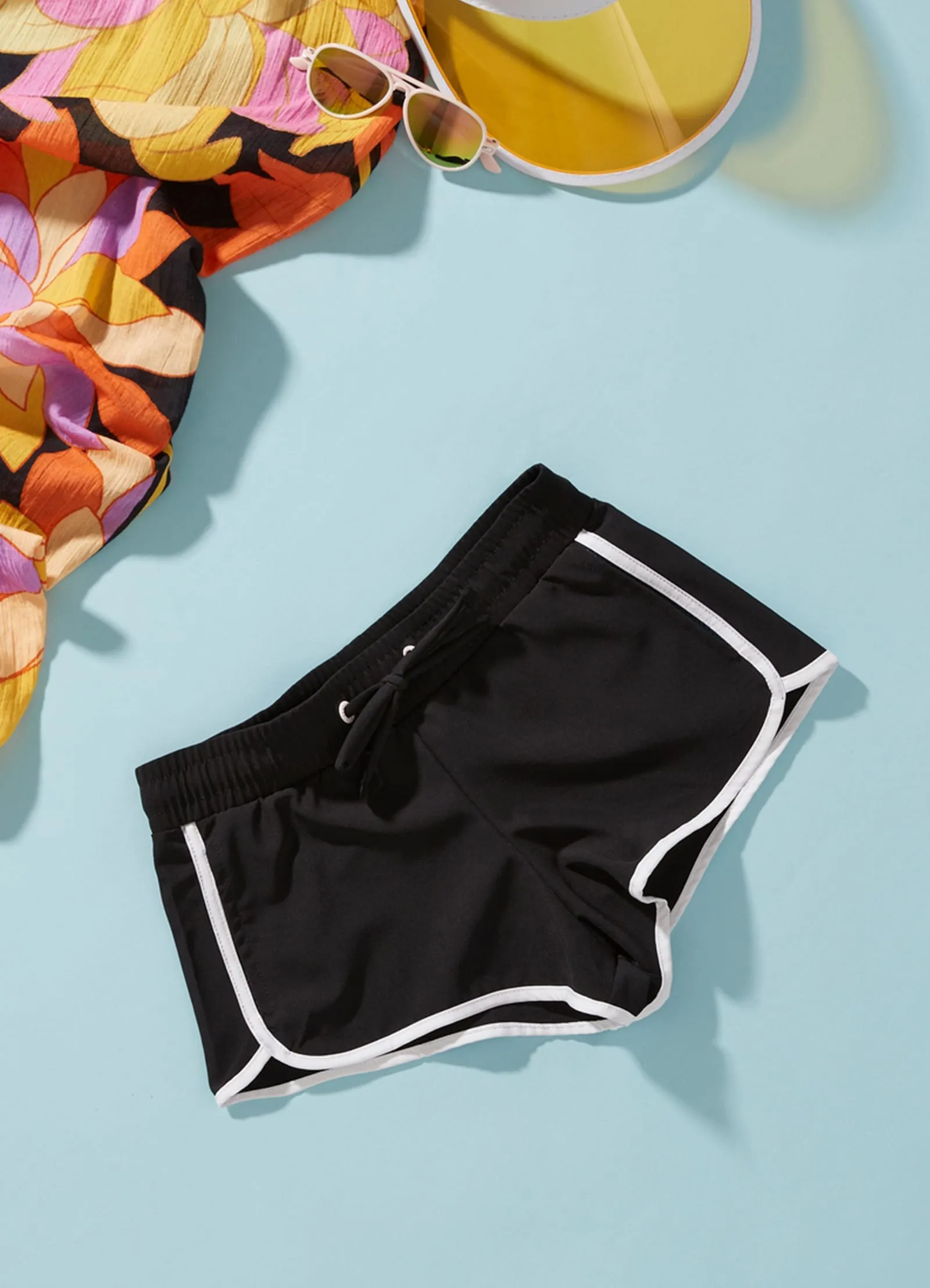 Girls Essential Board Short  - Black