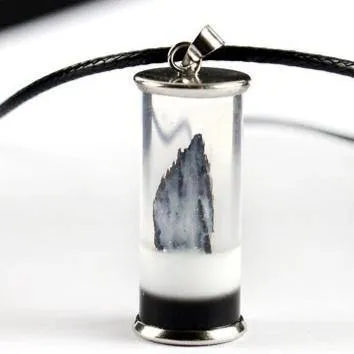 Glow In The Dark Snow Mountain Necklace