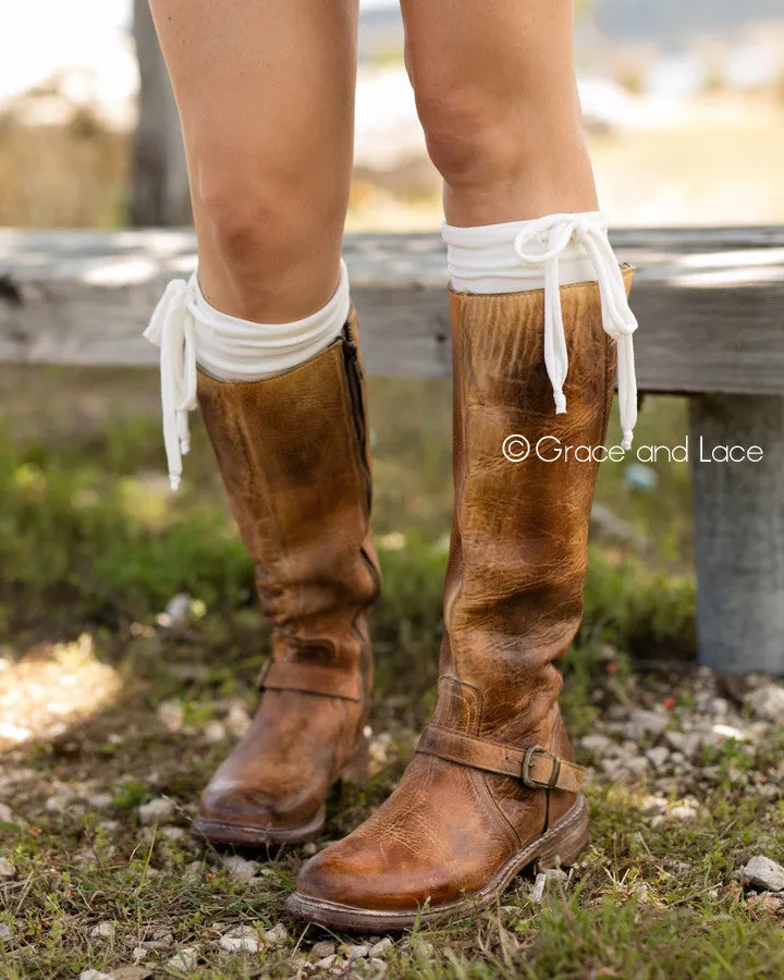 Grace & Lace Jersey Tie Boot Cuffs