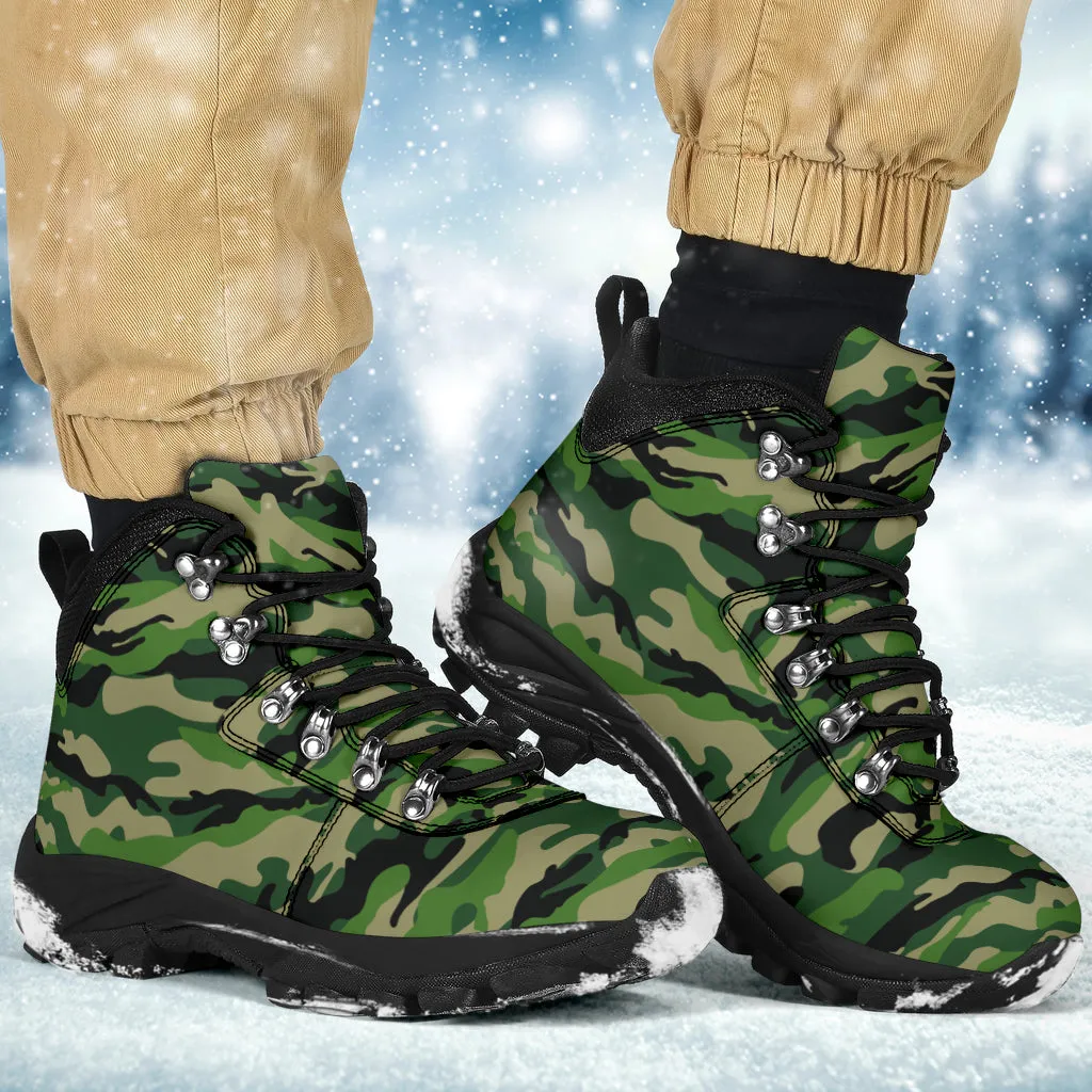 Green Camouflage - Alpine Boots