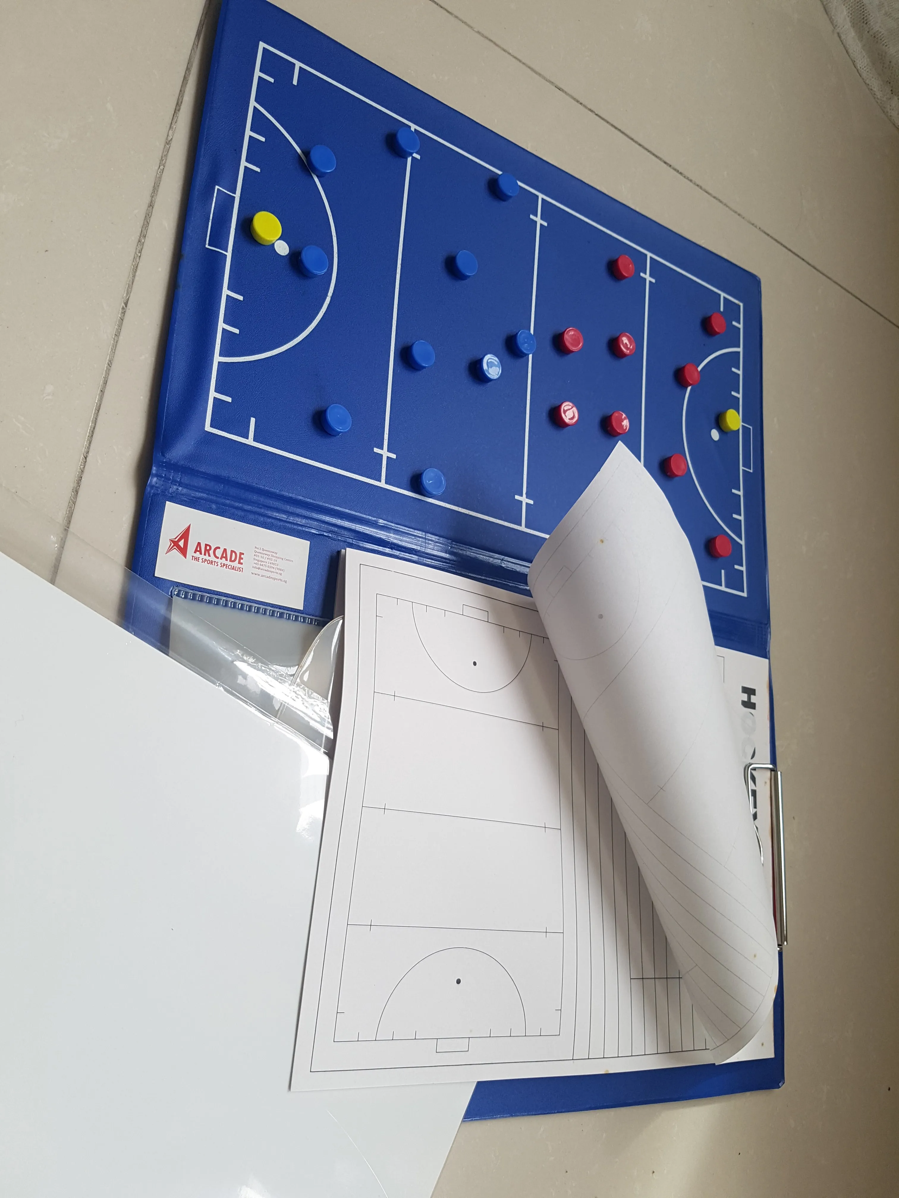 HOCKEY COACHING MAGNETIC BOARD / PLANNER -