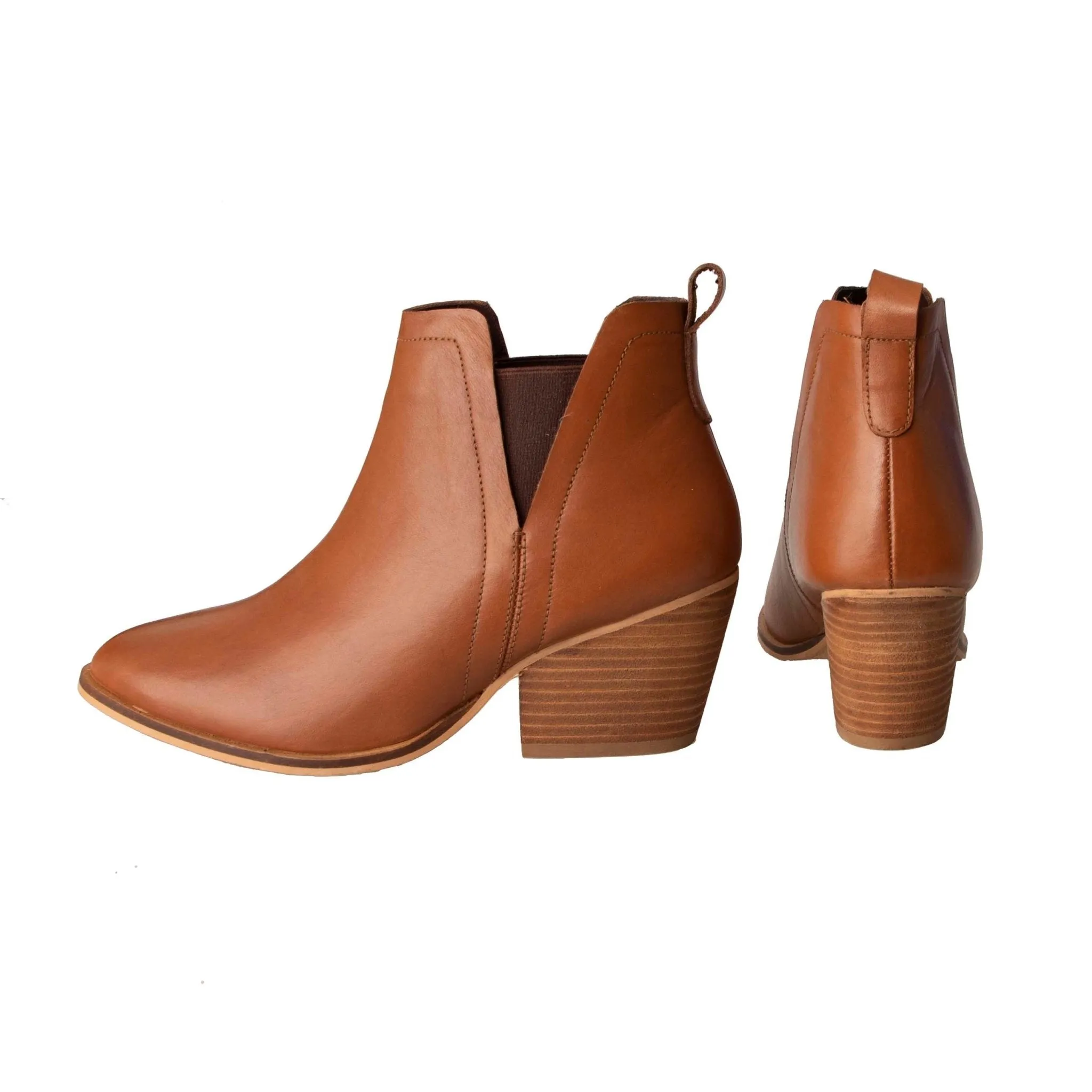 Human Shoes Thea Ankle Boot in Tan