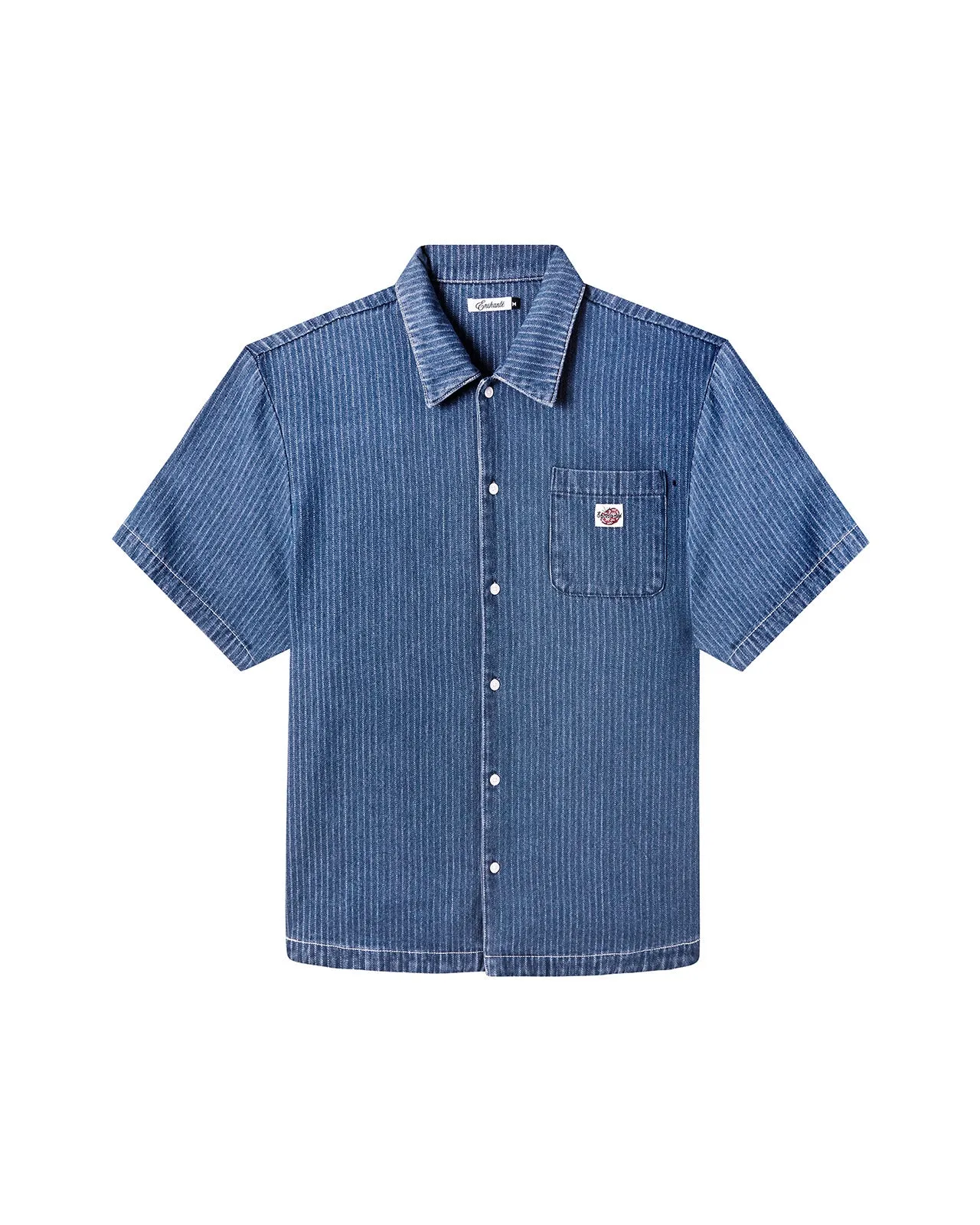 Indigo Stripe Work Shirt