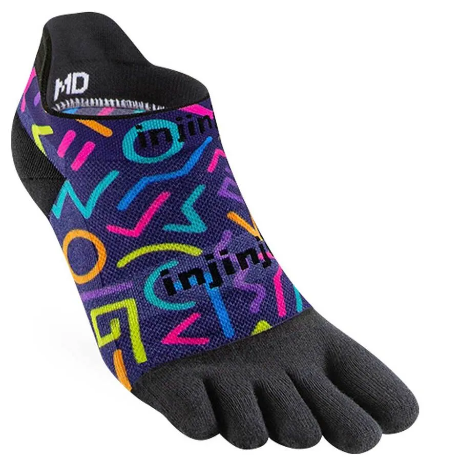 Injinji Run Sock | Lightweight | No Show | Retro