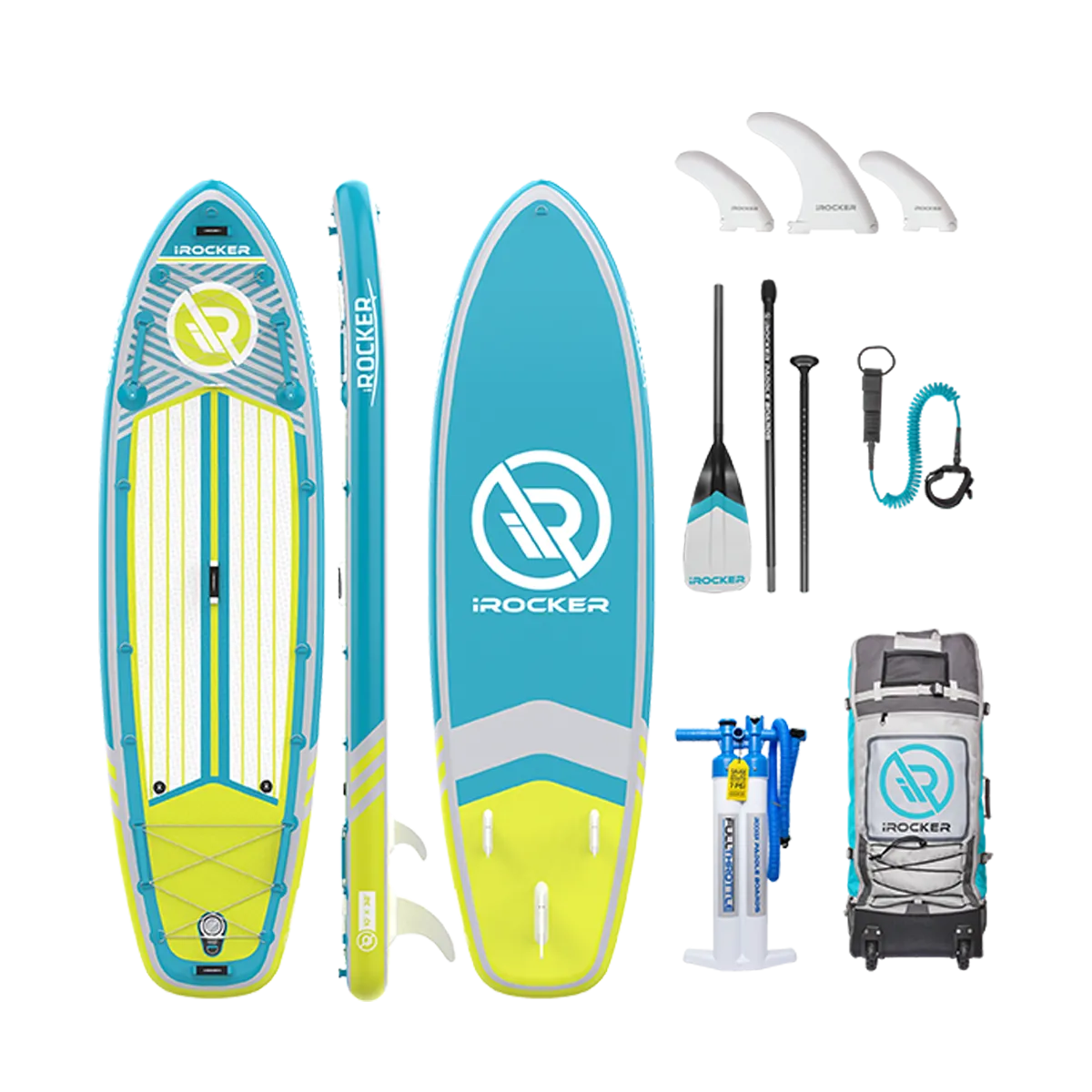 iROCKER ALL AROUND 10' Inflatable Paddle Board