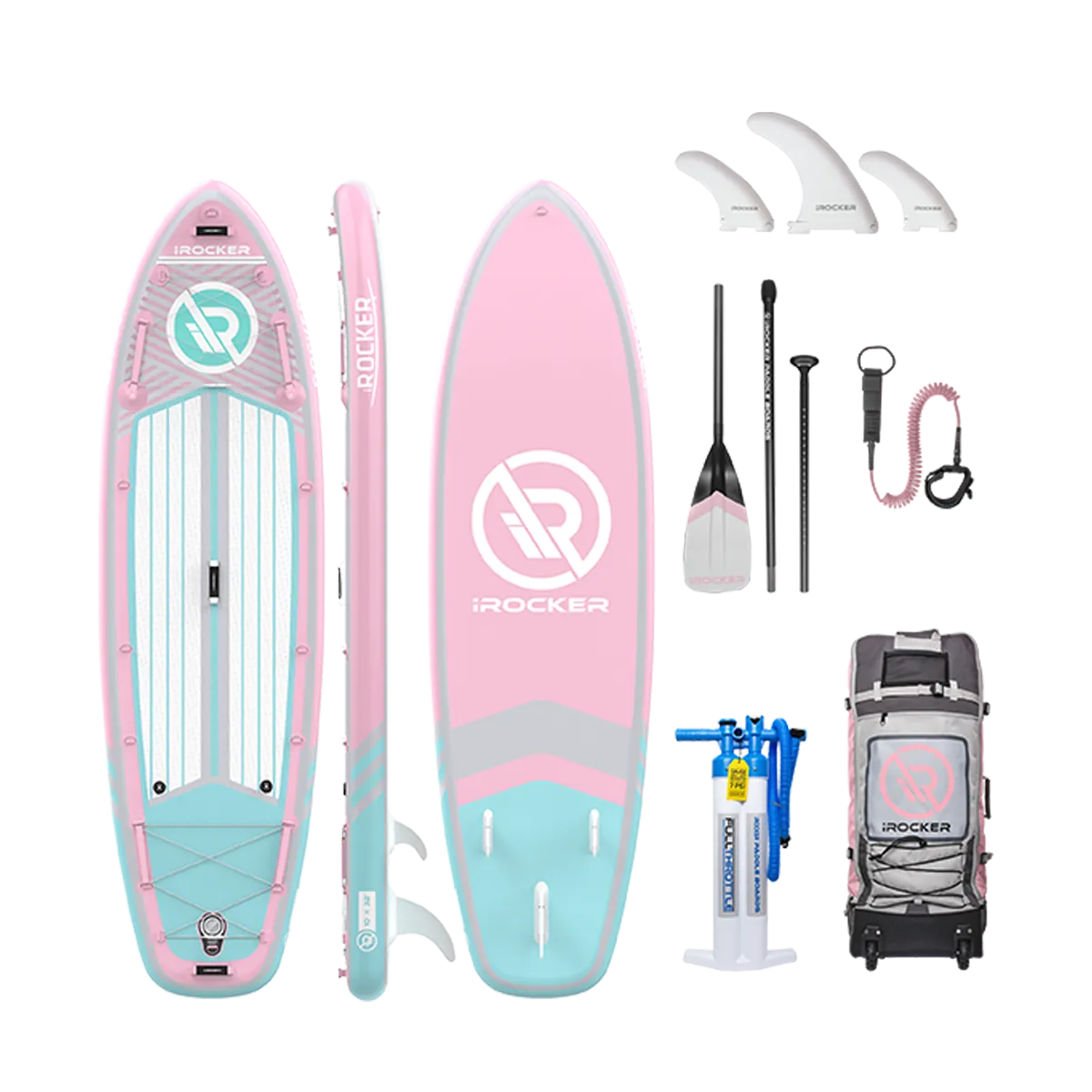 iROCKER ALL AROUND 10' Inflatable Paddle Board