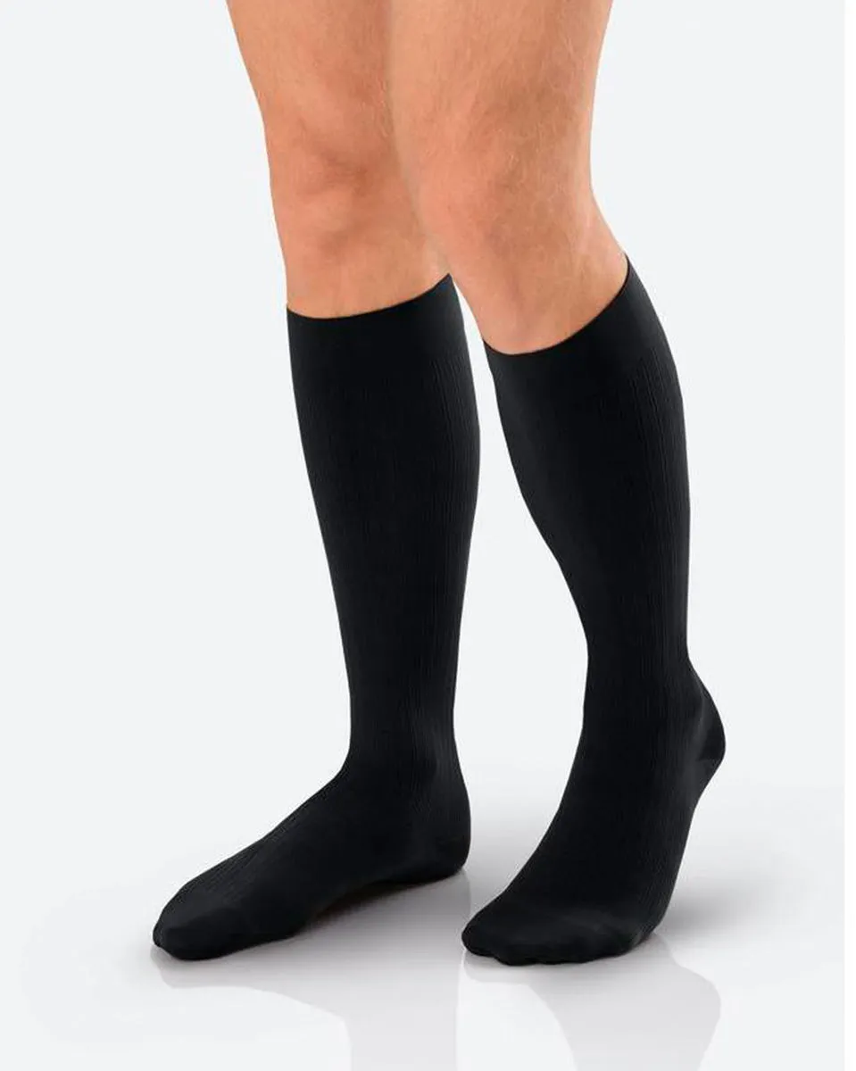 Jobst for Men Ambition Knee High Ribbed Compression Socks 30-40 mmHg