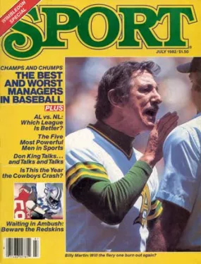 July 1982 Sport Cover (Billy Martin, Oakland Athletics)