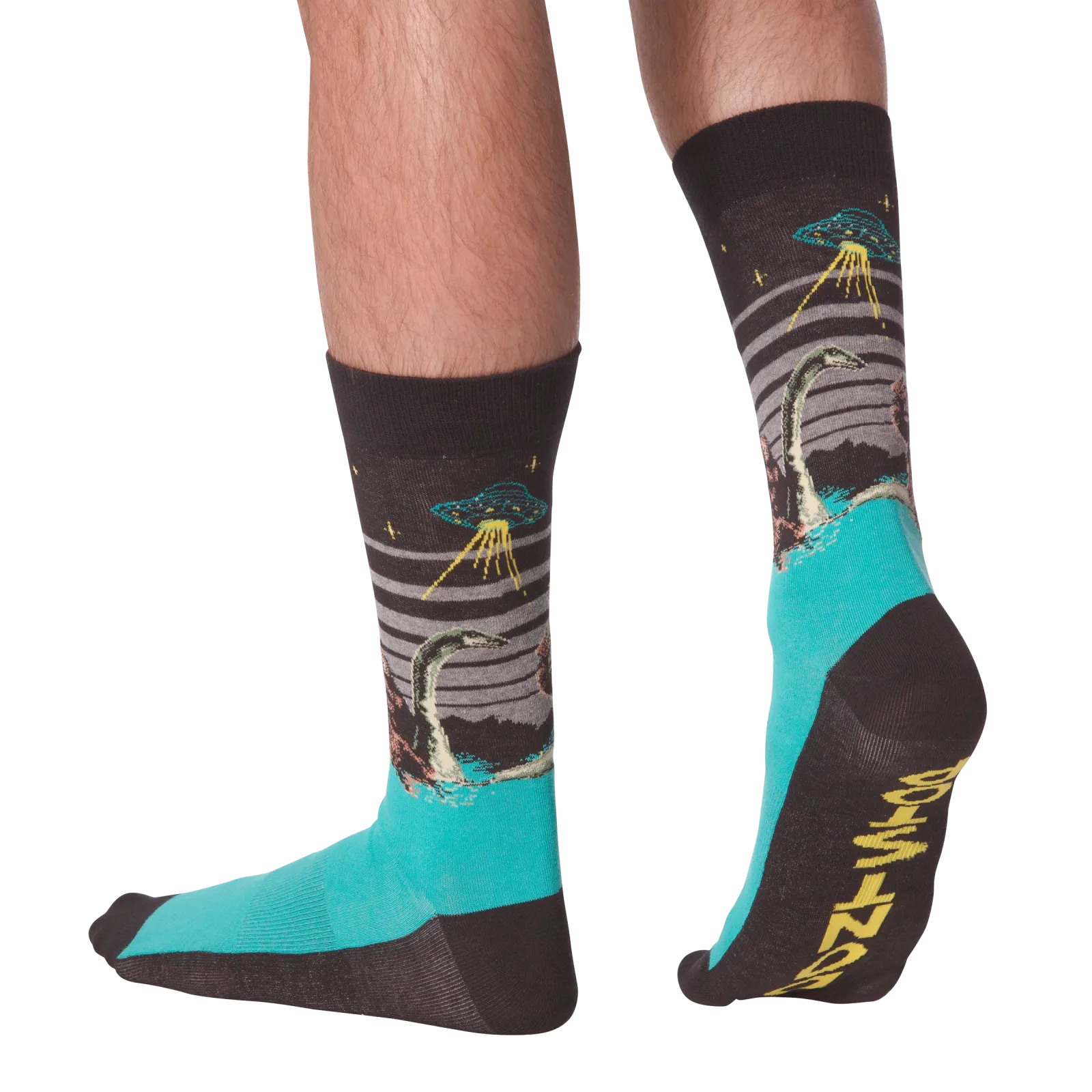 K.Bell Men's Don't Stop Believing Crew Sock