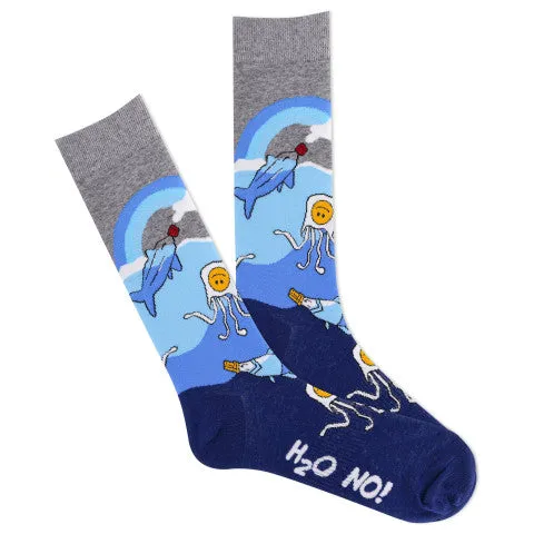 K.Bell Men's H2O No Crew Sock