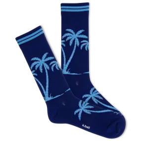 K.Bell Men's Random Feed Palm Tree Crew Sock