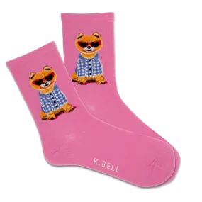 K.Bell Women's Summer Dog Crew Sock