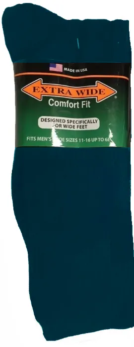 King Size Extra Wide Athletic Crew Sock