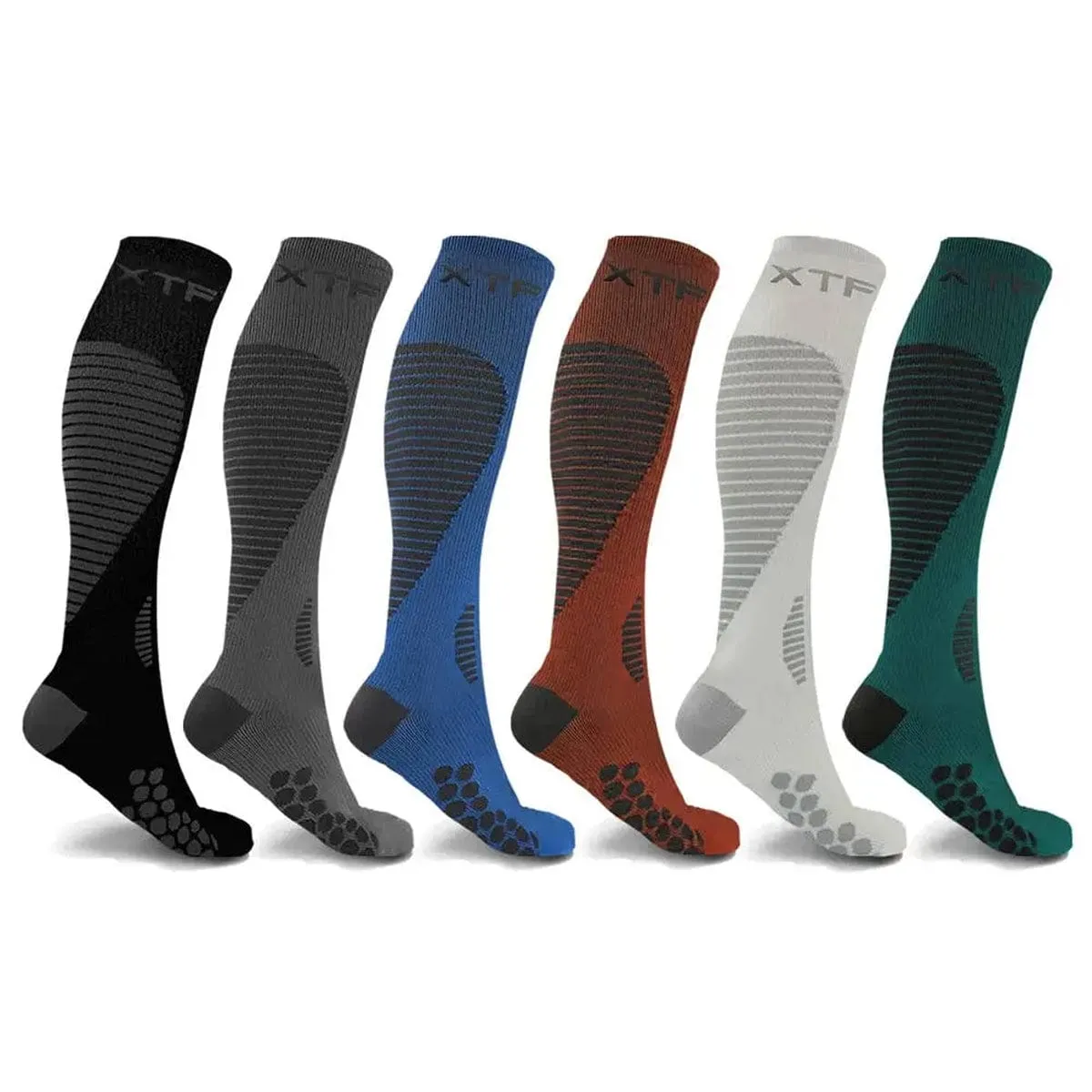 Knee-high Compression Socks (6-Pairs)