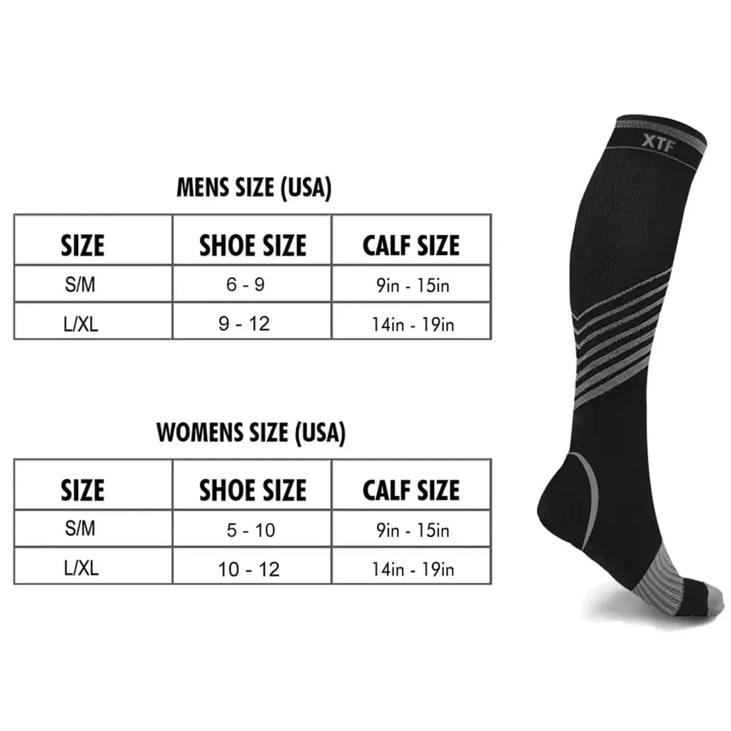 Knee-high Compression Socks (6-Pairs)