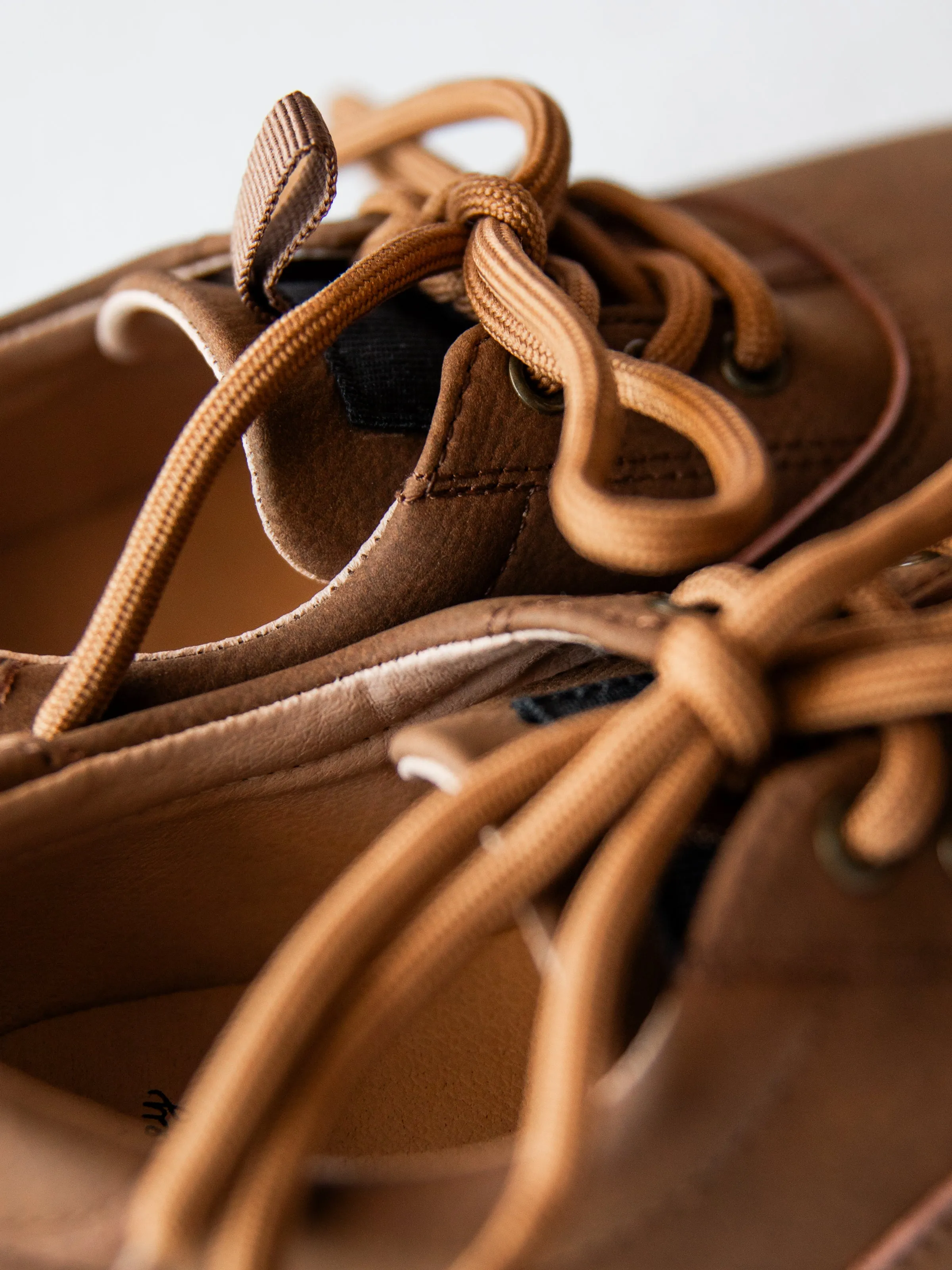 Leather Sneaker - Brown