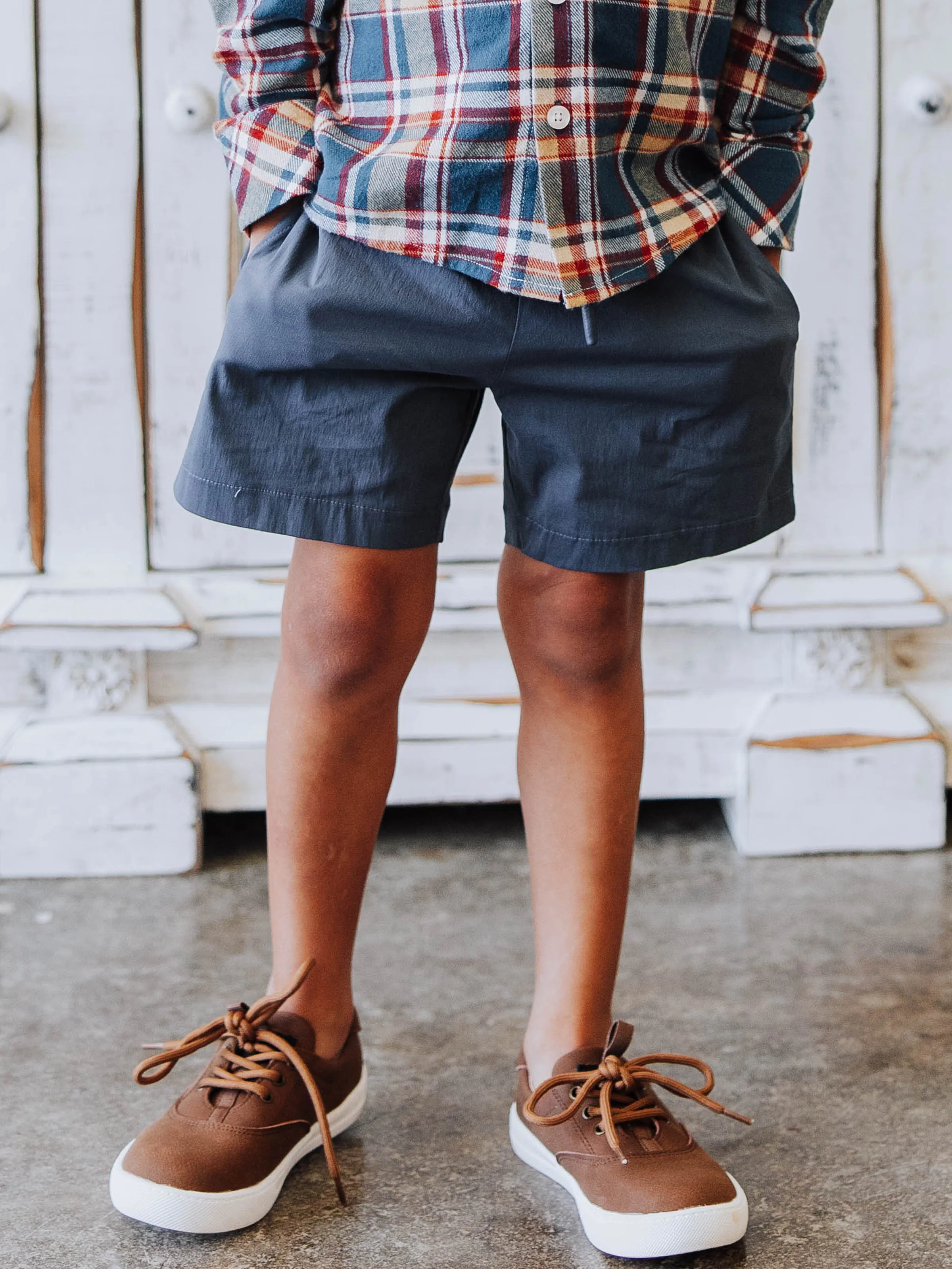 Leather Sneaker - Brown