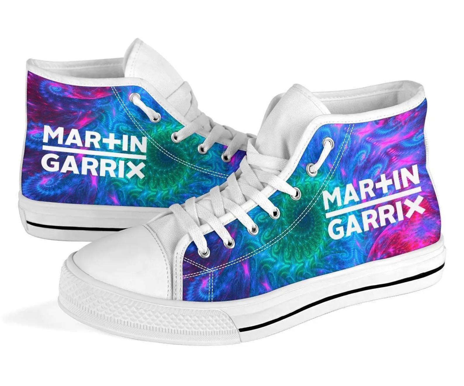 Martin Garrix Tie Dye Swirl High Shoes