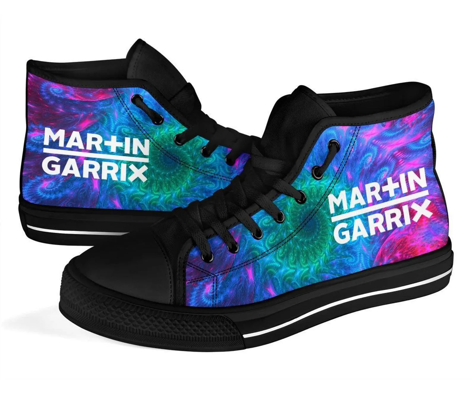 Martin Garrix Tie Dye Swirl High Shoes