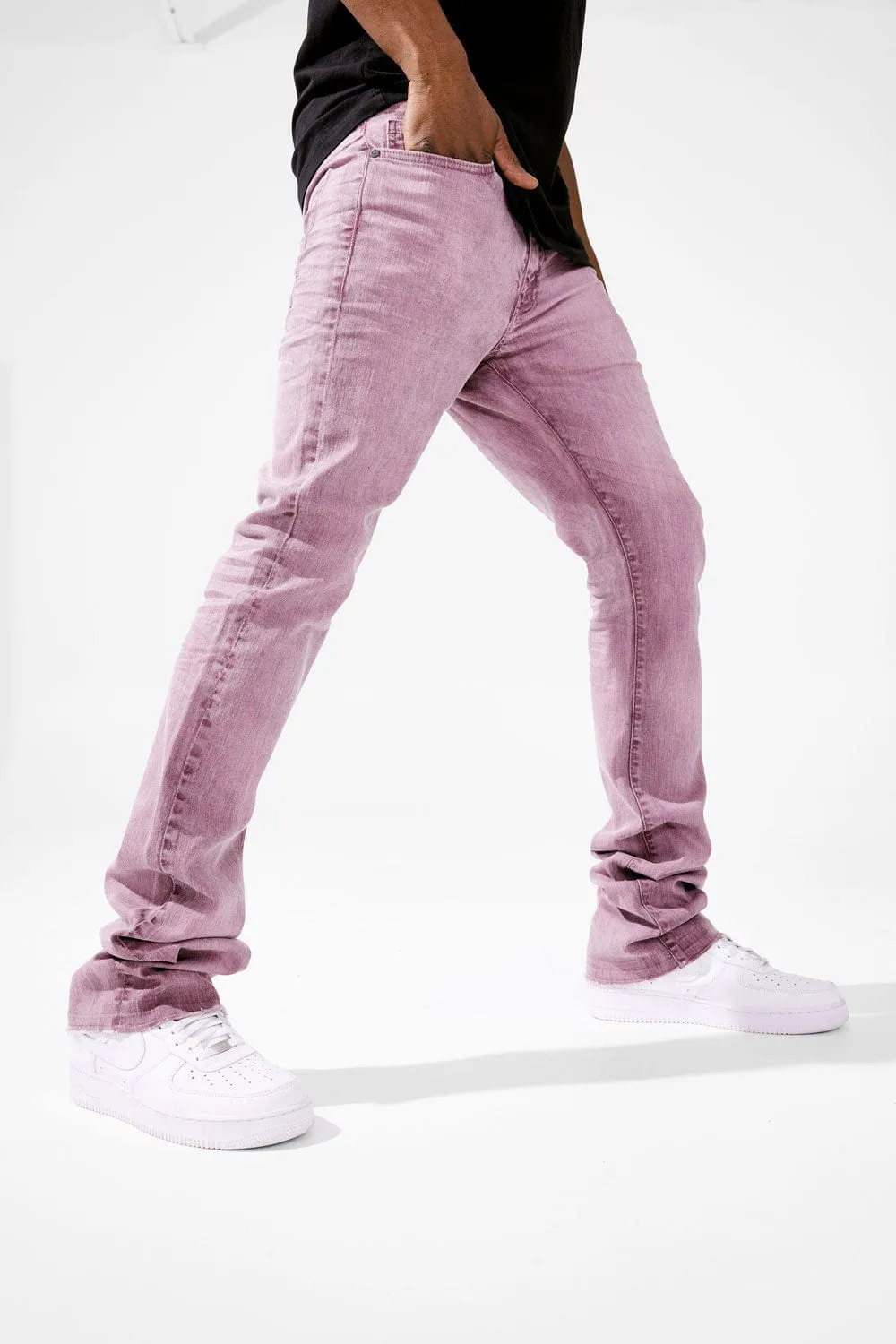 Martin Stacked - Full Bloom Denim (Mauve Pink)