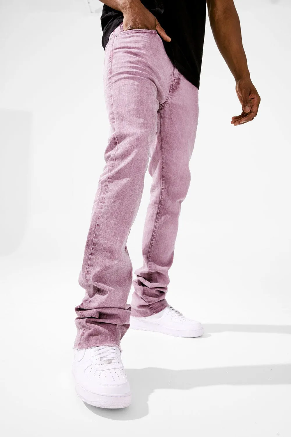 Martin Stacked - Full Bloom Denim (Mauve Pink)