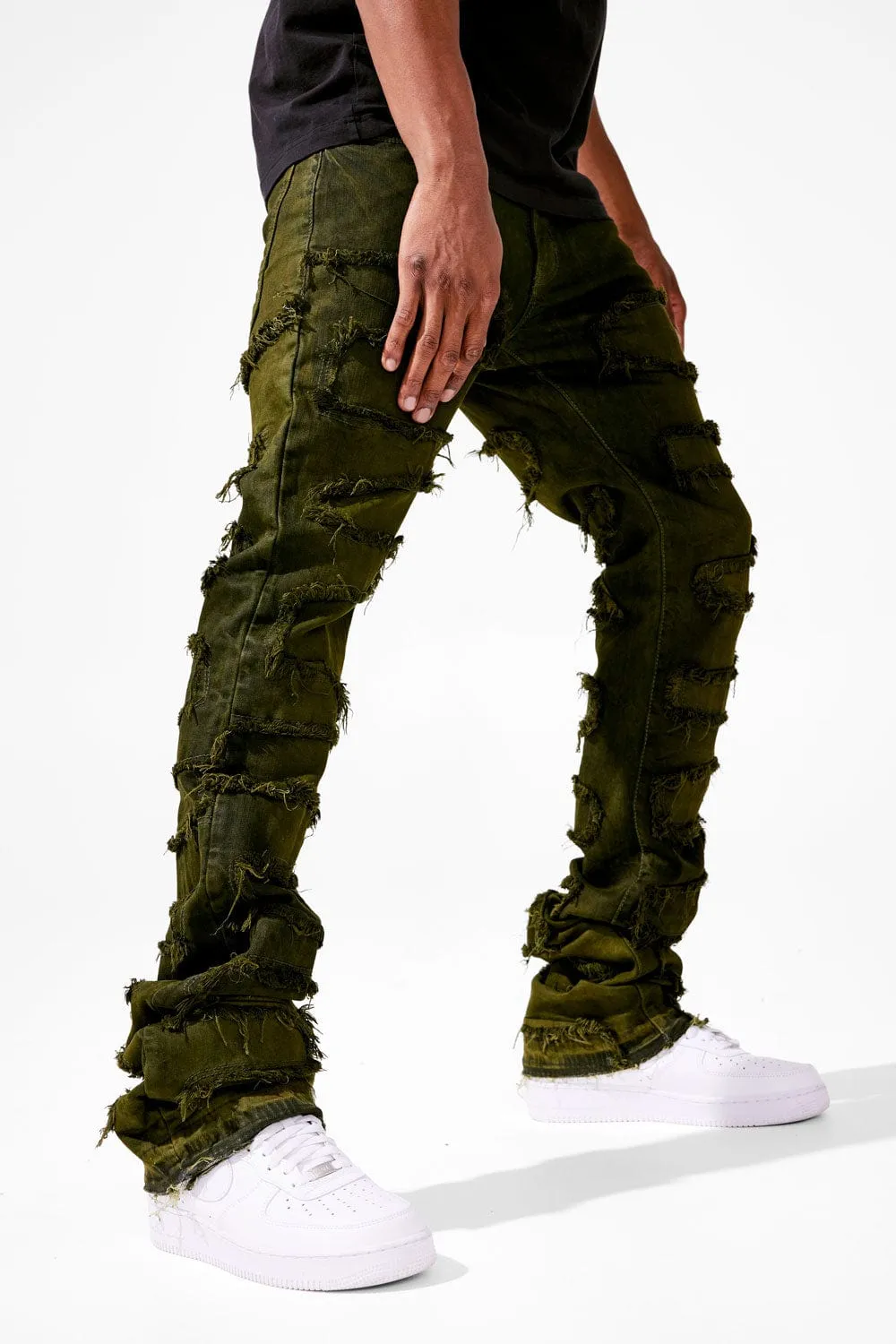 Martin Stacked - Oasis Denim (Olive)