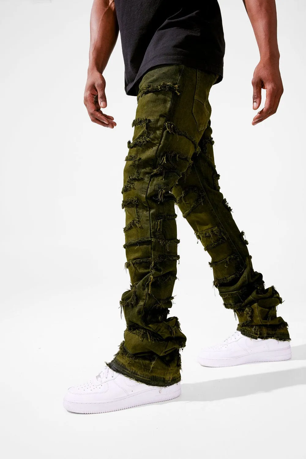 Martin Stacked - Oasis Denim (Olive)