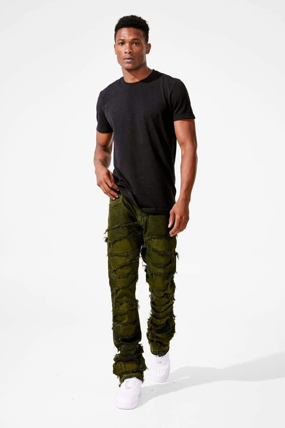 Martin Stacked - Oasis Denim (Olive)