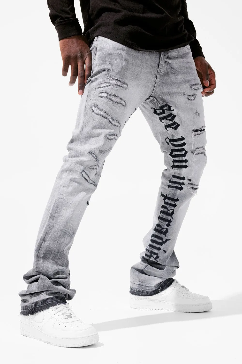 Martin Stacked - See You In Paradise Denim (Cement)