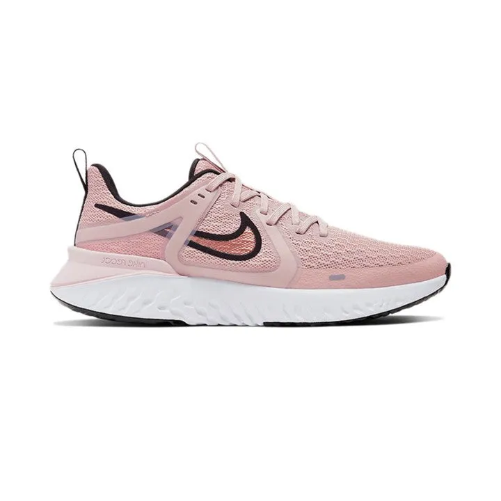 Nike Women'S Legend React 2 Running Shoes Stonemauve/Mtlcred