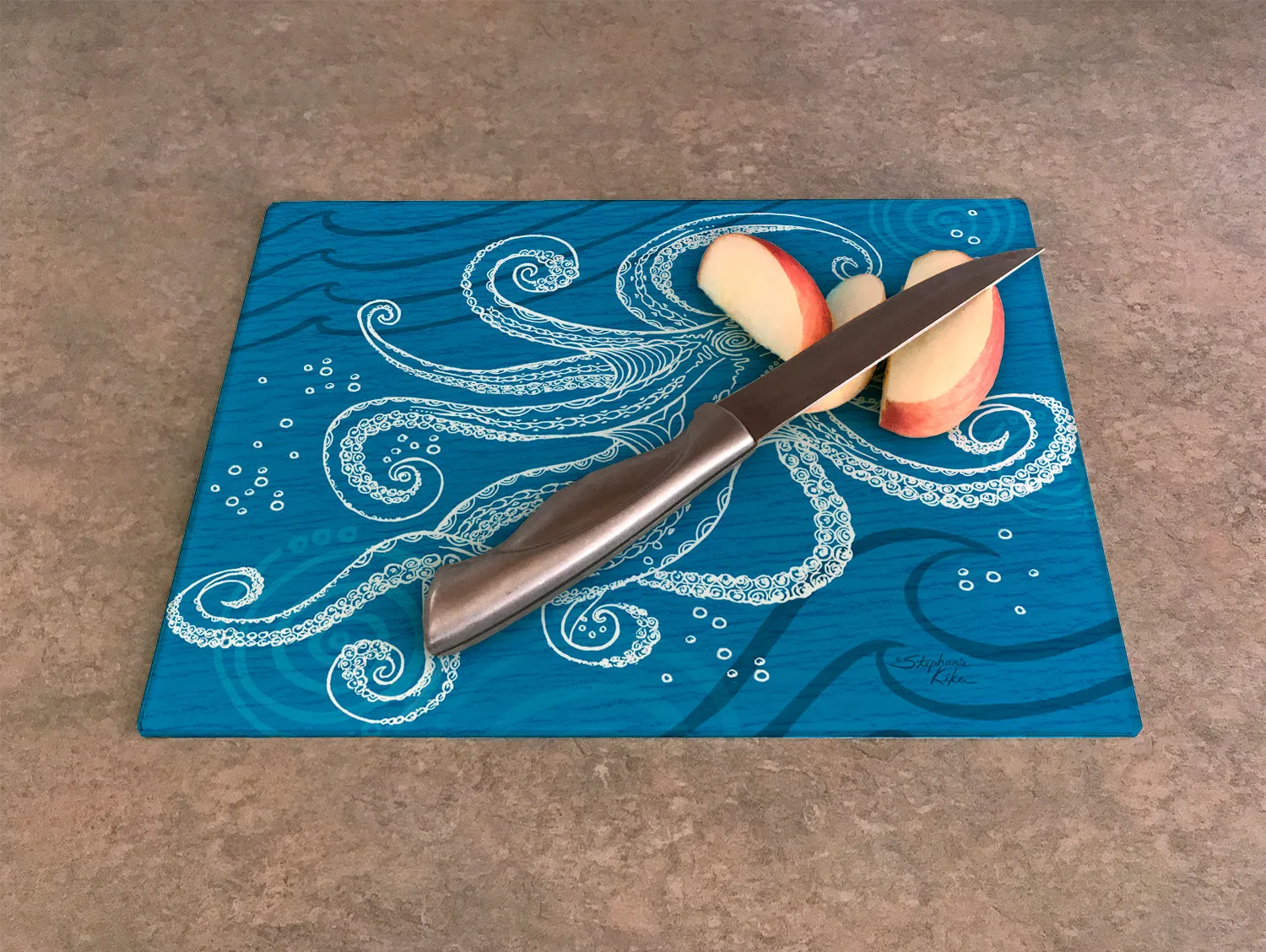 Octopus One Color Cutting Board