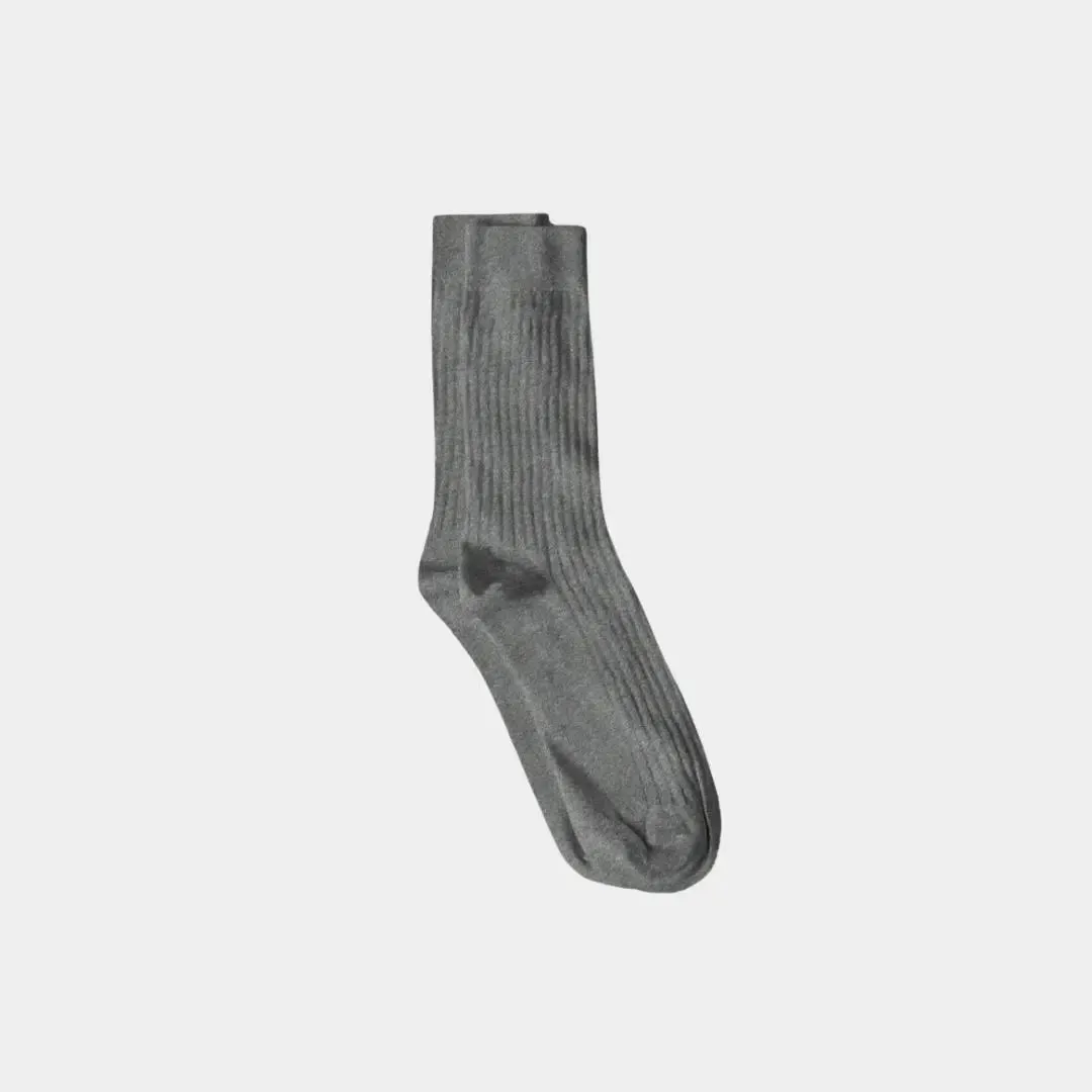 Pure (no dye) Ribbed Sock - 100% Organic Cotton