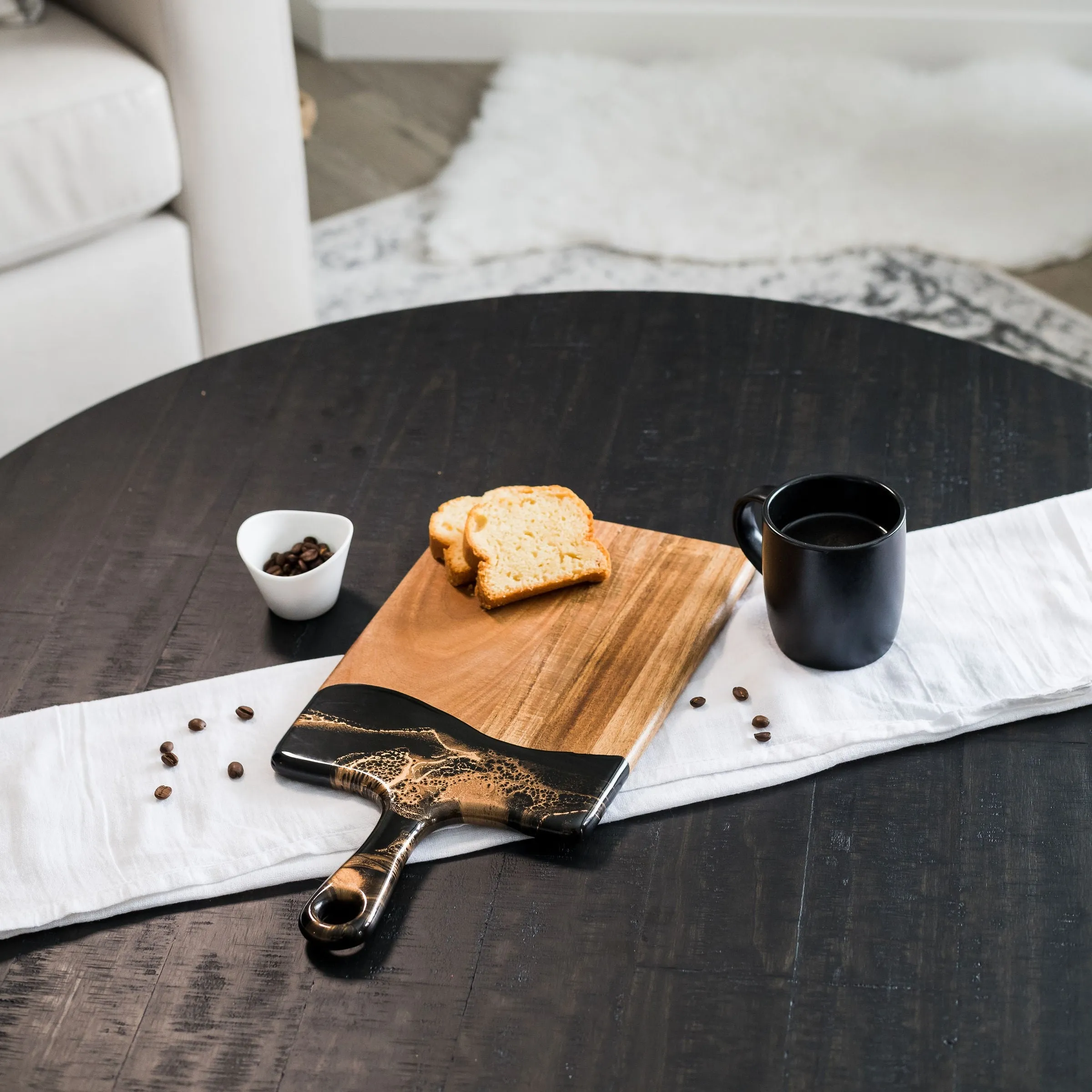 Resin Medium Cheese Board - Your Logo/Name