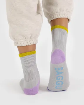 Ribbed Sock - Fog Mix