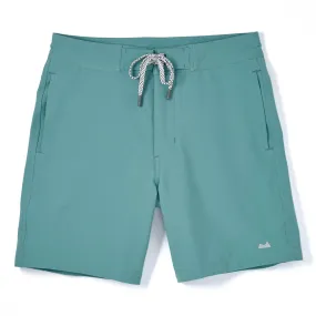 Seacliff Board Short in Green Gray