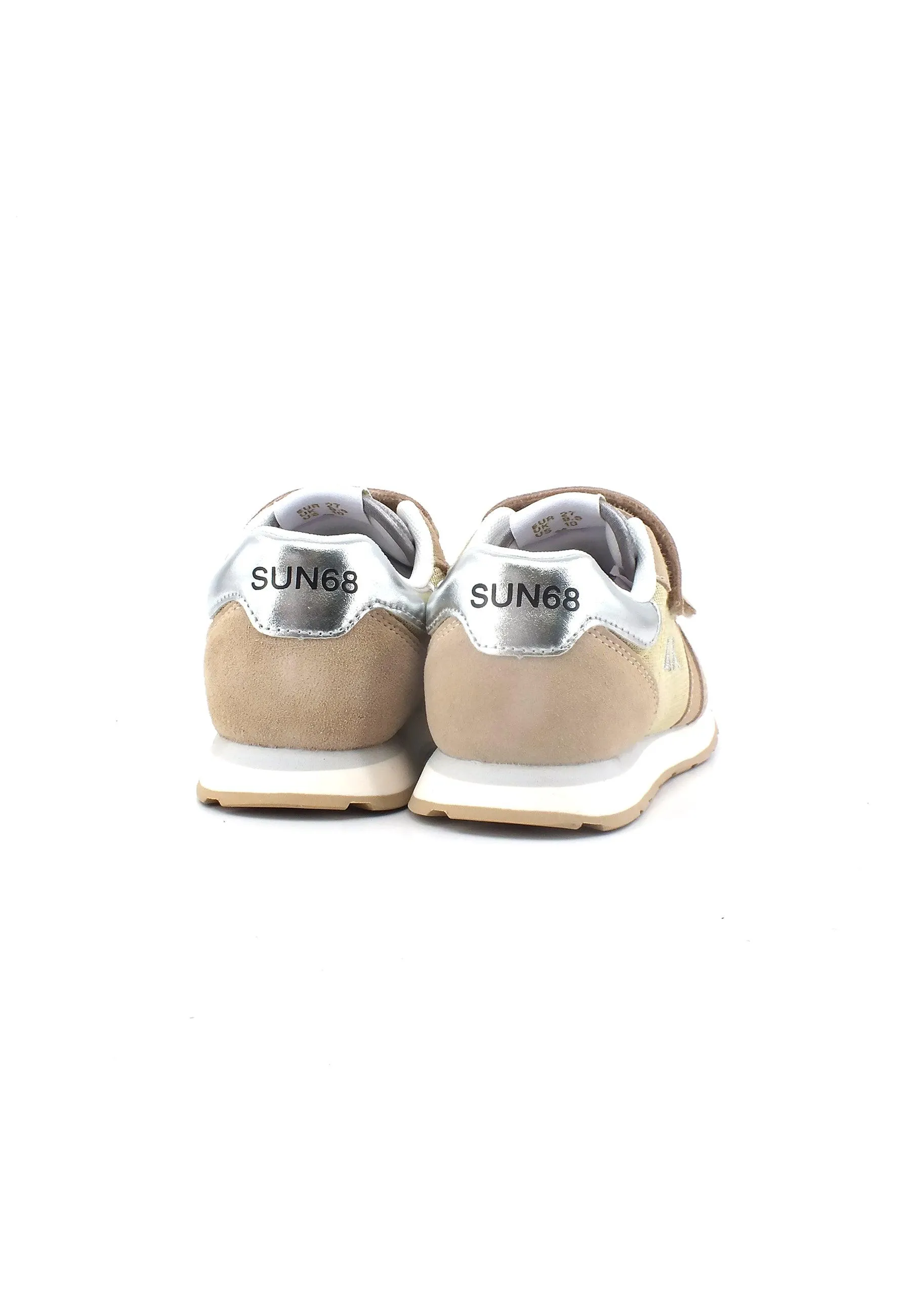 SUN68 Ally Glitter Sneaker Bambino Oro Z33403B