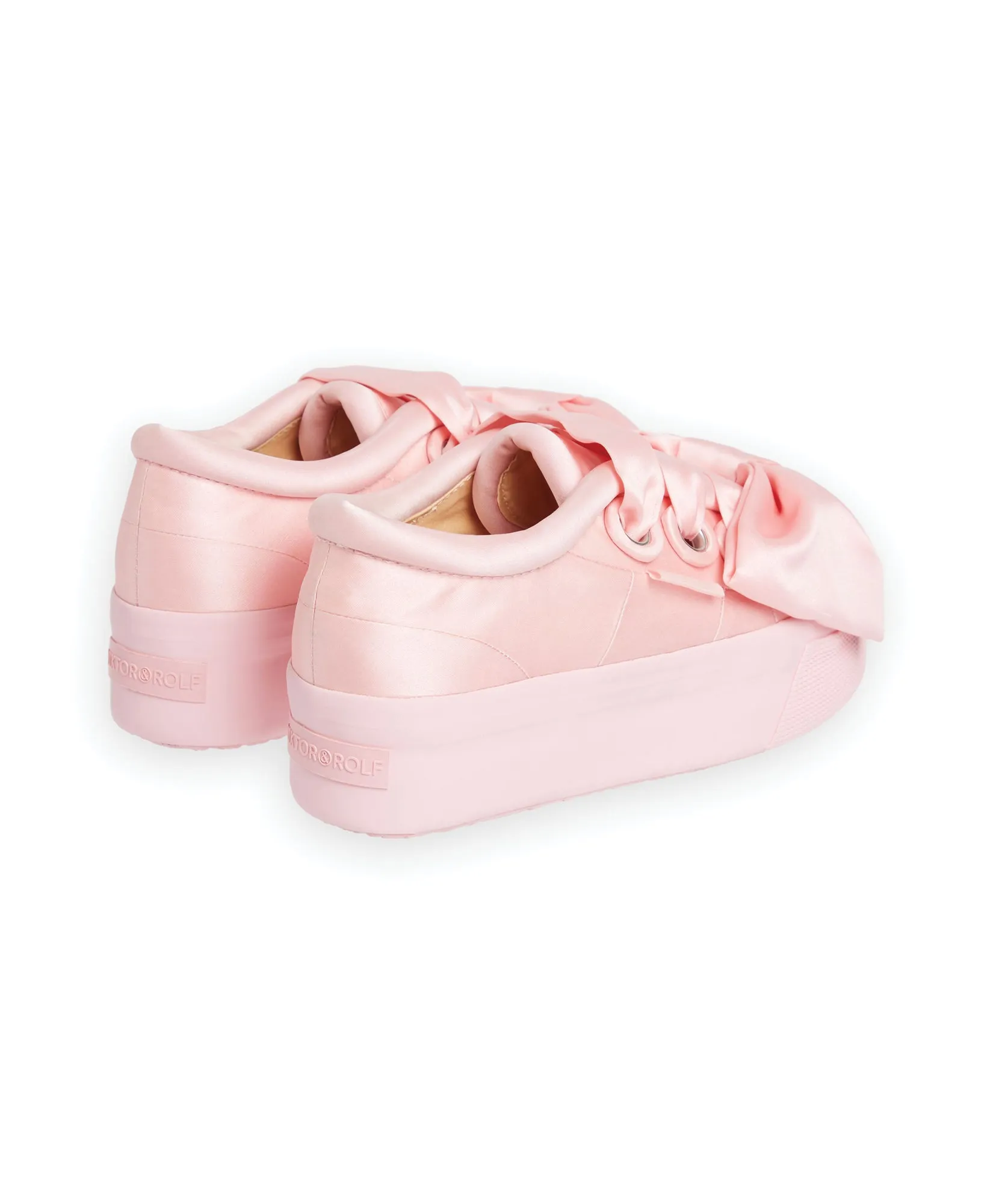 SUPERGA SATIN BOW SNEAKER