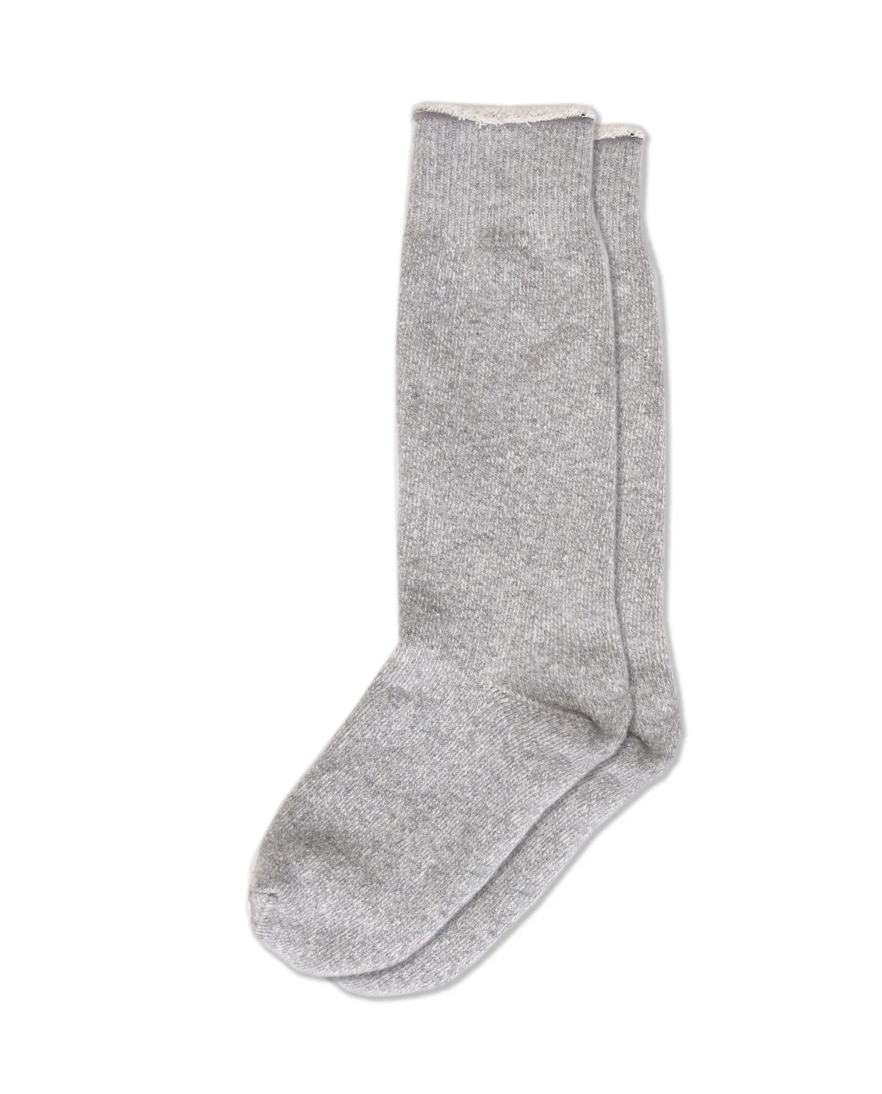 The Sweatshirt Sock. -- Light Heather Grey