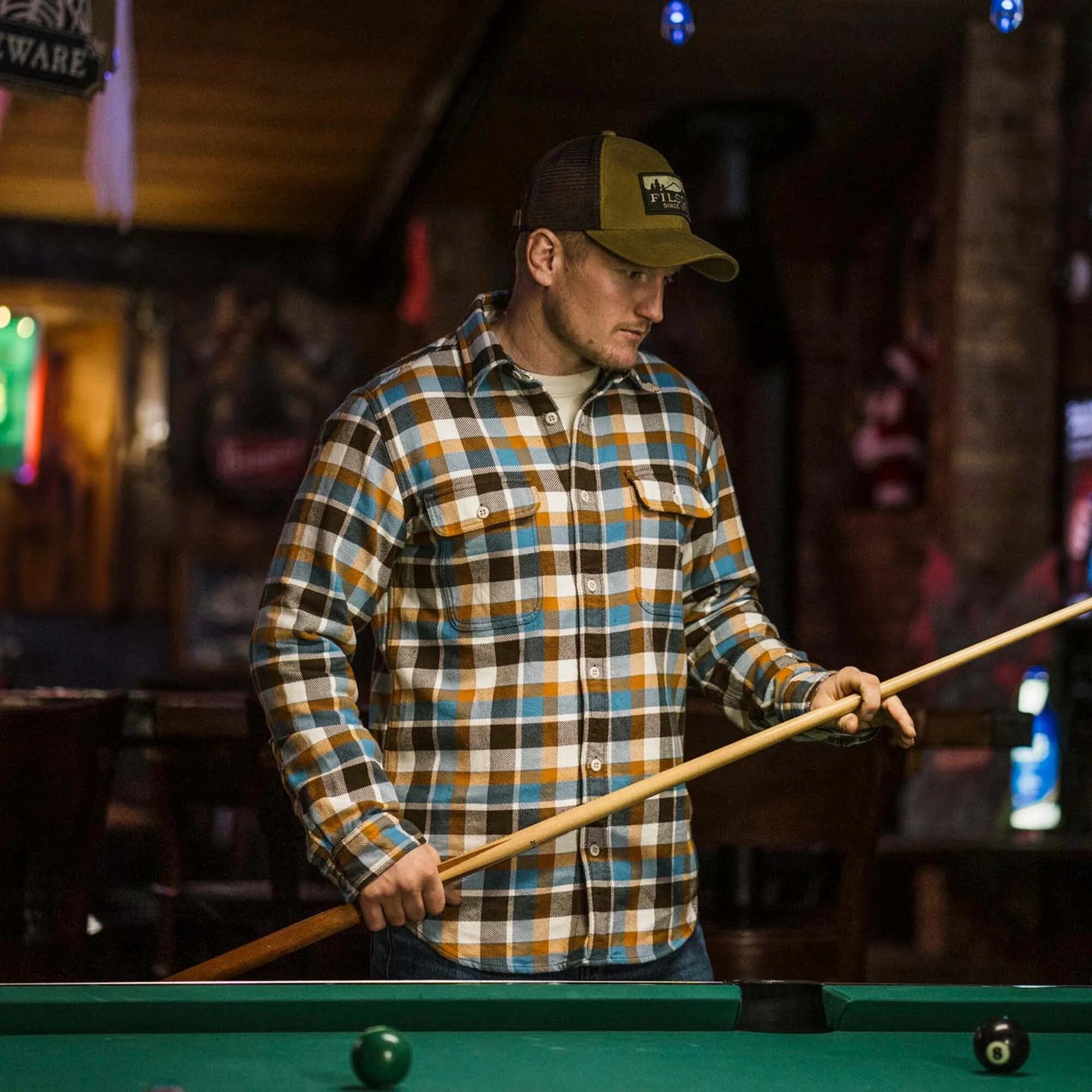 VINTAGE FLANNEL WORK SHIRT