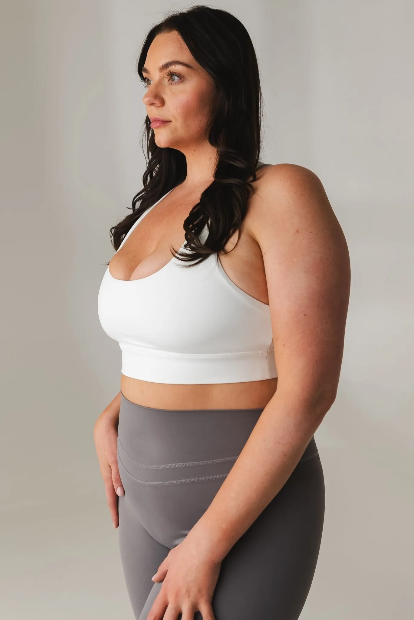 Vitality Revive Racer Bra - Snow