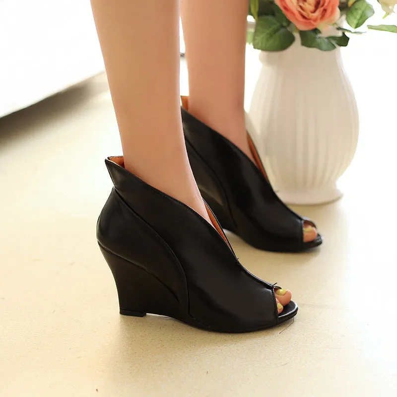 Wedge high-heeled Summer Boots