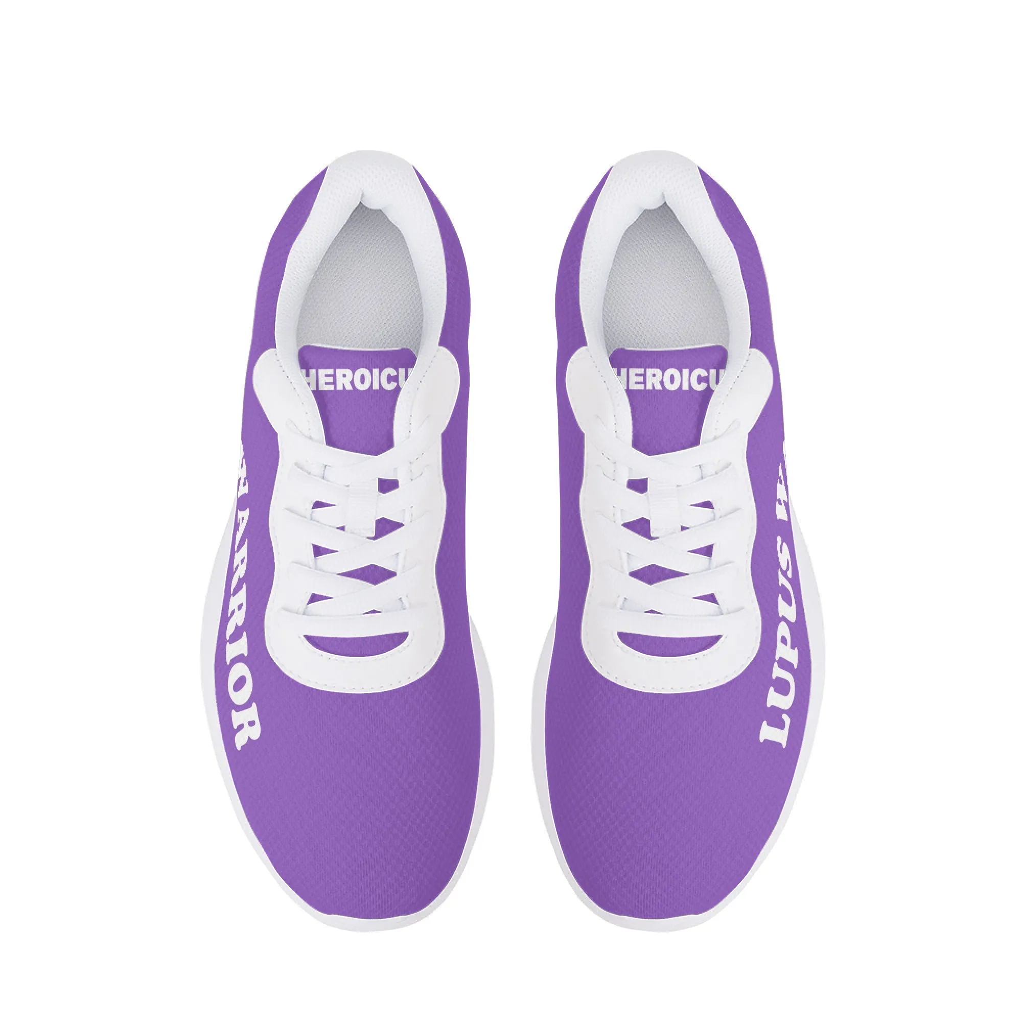 Women's Best Lupus Warrior Air Mesh Running Purple Shoes