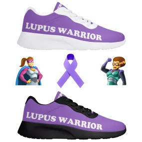 Women's Best Lupus Warrior Air Mesh Running Purple Shoes